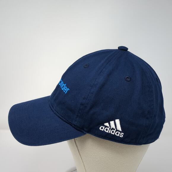 Blue Yonder Slideback Baseball Cap Blue One Size Adjustable Embroidered Adidas - Picture 3 of 8